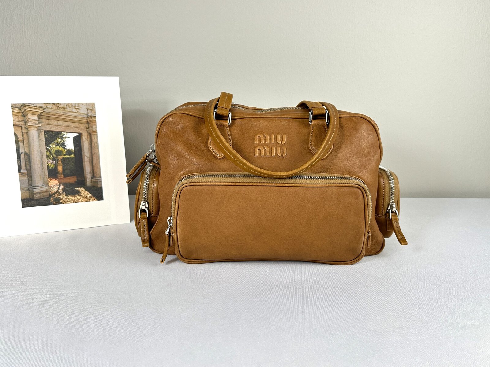 ハンドバッグ MiuMiu | RUNWAY Nappa leather top-handle bag IMG_2349-scaled.jpg