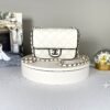 Chanel 25P White Lambskin Flap Bag