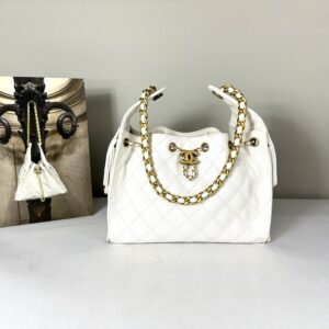 Chanel 25S White Caviar Small 25 Bag