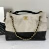 Chanel 25A Grey Suede Hobo Bag