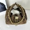 Chanel 25K Dark Brown Suede Small Size 25 Hobo Bag