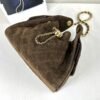 Chanel 25K Dark Brown Suede Small Size 25 Hobo Bag