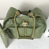 Chanel 25B Green Caviar Medium 25 Hobo Bag