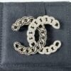 Chanel Black and White Crystal Brooch