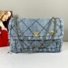 Chanel 25K Light Blue Denim Hobo Bag