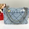 Chanel 25K Light Blue Denim Hobo Bag