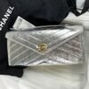 Chanel 26X Christmas Collection Silver Clutch