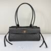 Chanel 26S Black Grained Calfskin Small Shopping Bag