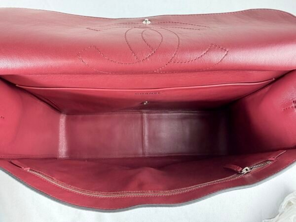 Chanel 26S Black Calfskin Preppy Coco Maxi Flap Bag