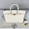Hermès Craie Togo Leather Birkin 25 with Gold Hardware.