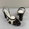 Chanel 26S Pony Hair Deer Print High Heel Slingback