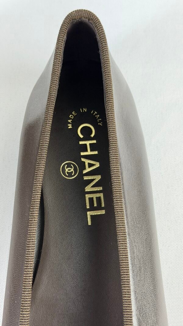 Chanel 26S Brown Lambskin Ballerinas