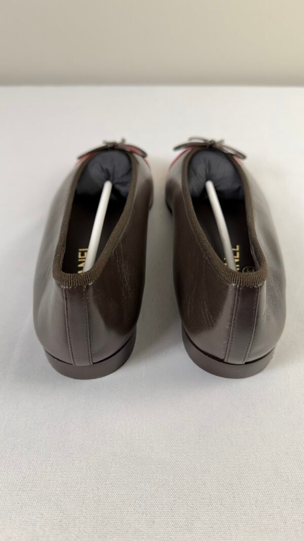 Chanel 26S Brown Lambskin Ballerinas