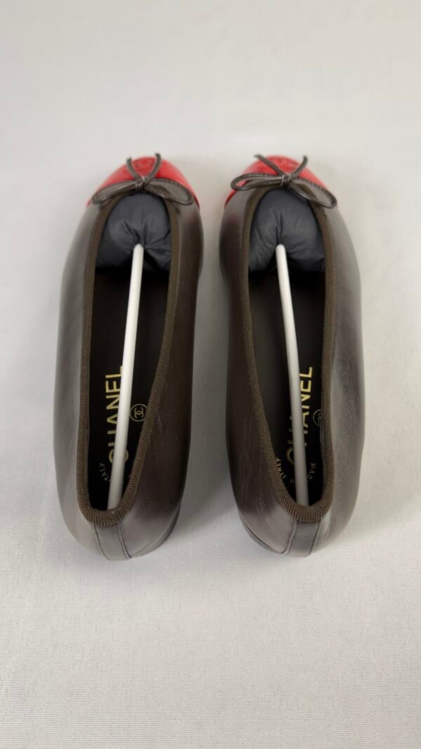 Chanel 26S Brown Lambskin Ballerinas