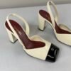 Chanel 26S White Slingbacks
