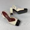 Chanel 26S White Slingbacks