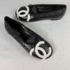 Chanel 26M Black Cambon Flats