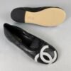 Chanel 26M Black Cambon Flats