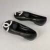 Chanel 26M Black Cambon Flats