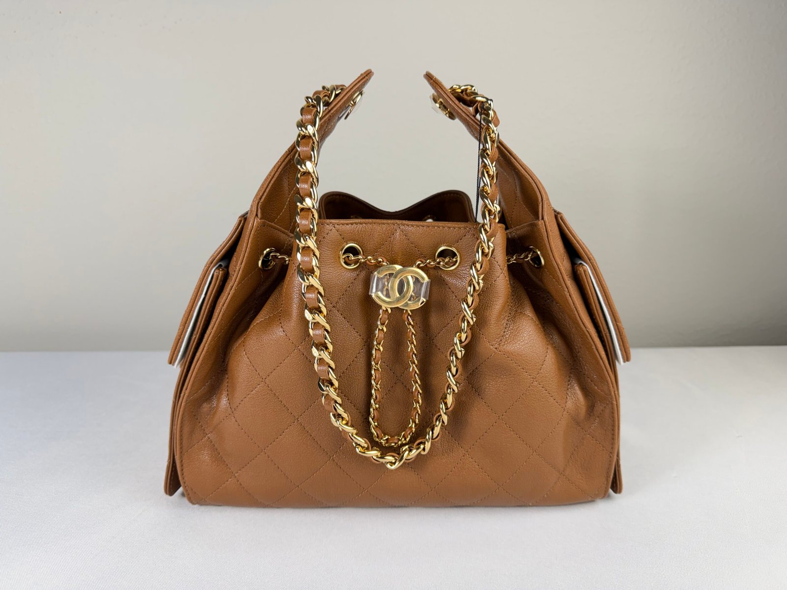 Chanel 26A Camel Calfskin Small 25
