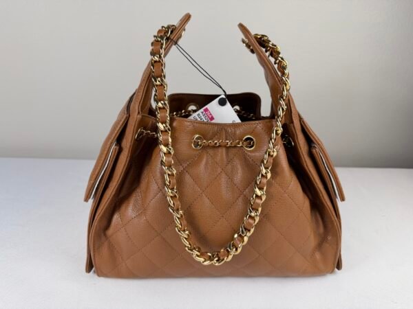 Chanel 26A Camel Calfskin Small 25