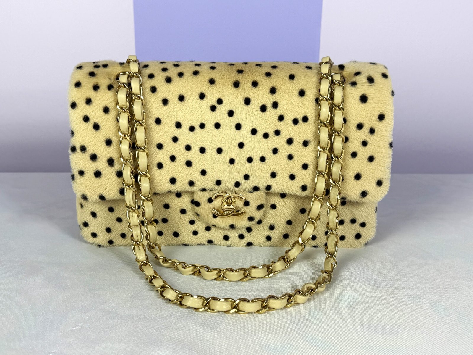 Chanel 26A Cheetah Print Medium Flap Bag