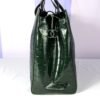 Chanel 26A Emerald Green Croc Embossed Shopping Tote