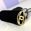 Chanel 26A Black Velvet Tassel Clutch