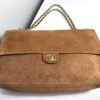 Chanel 26A Camel Suede Souplissimo Maxi Flap （Size : 16" x 10" x 5")