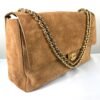 Chanel 26A Camel Suede Souplissimo Maxi Flap （Size : 16" x 10" x 5")