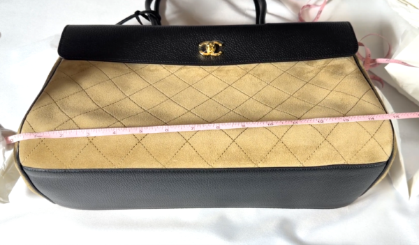 Chanel 26A Beige Suede Urban Essential Shopping Tote