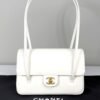 Chanel 26B White Preppy Coco Small Flap Bag