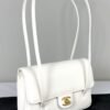 Chanel 26B White Preppy Coco Small Flap Bag