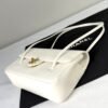Chanel 26B White Preppy Coco Small Flap Bag