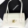 Chanel 26B White Preppy Coco Small Flap Bag