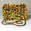 Chanel 26A Leopard Sequins Mini Flap Bag