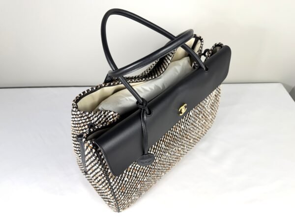 Chanel 26A Tweed Maxi Urban Essential Shopping Bag