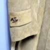 Chanel 26B Khaki Suede Coat